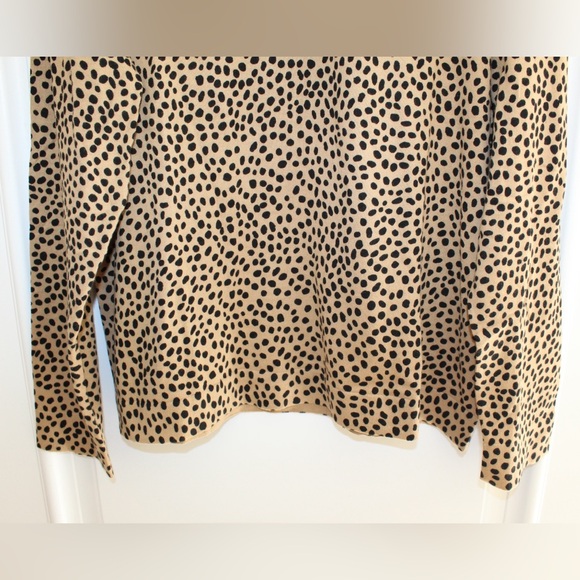 J. Crew cheetah print sweater (women’s XXL) (NWT) - Picture 7 of 13